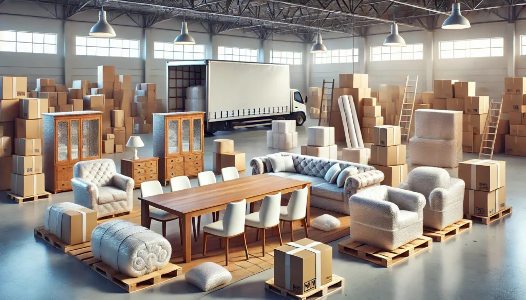 أهمية استخدام مواد تغليف عالية الجودة في نقل الأثاث