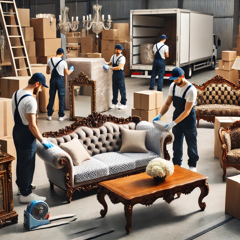 كيفية التعامل مع المفروشات الفاخرة أثناء النقل في الرياض