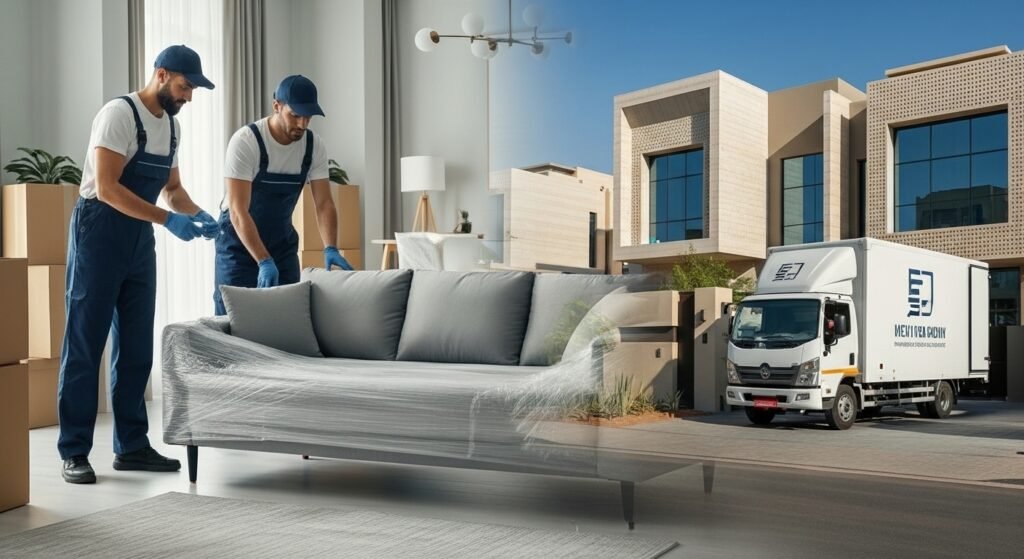 خطوات نقل العفش من فيلا إلى فيلا في الرياض بدون تلف