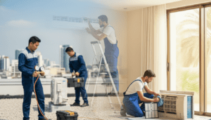 طريقة نقل المكيفات السبلت بدون تلف أثناء نقل العفش