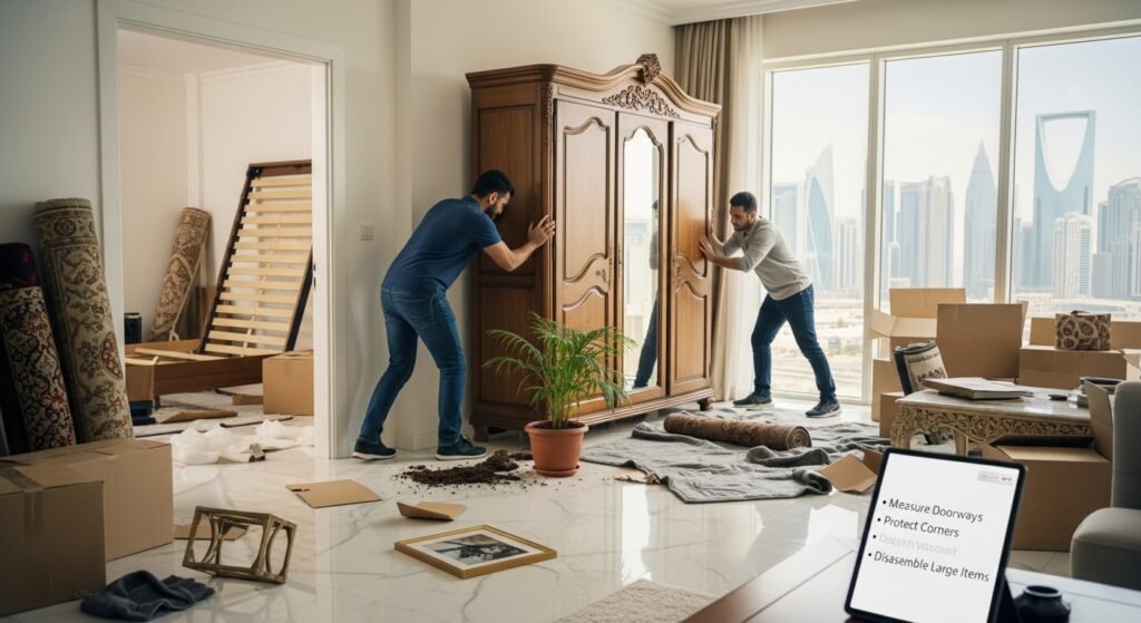 أخطاء شائعة عند نقل العفش بالرياض وكيف تتجنبها